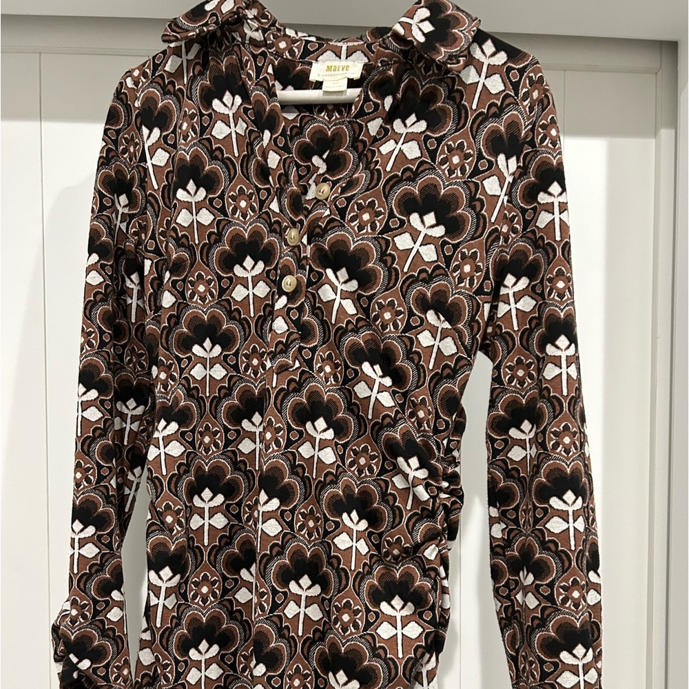 69% Polyester, 27% Viscose, 7% Elastane, Side Sli… - image 2